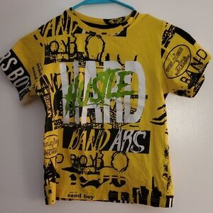 Yellow Graphic Kids T-Shirt